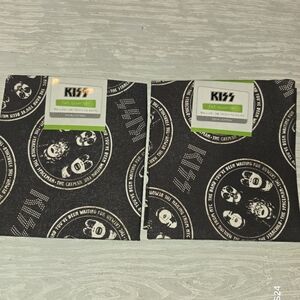 2 KISS ( rock band ) fat quarters.   - sewing New